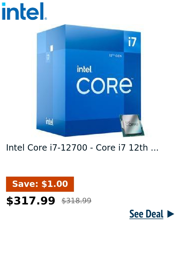 Intel Core i7-12700 - Core i7 12th ...