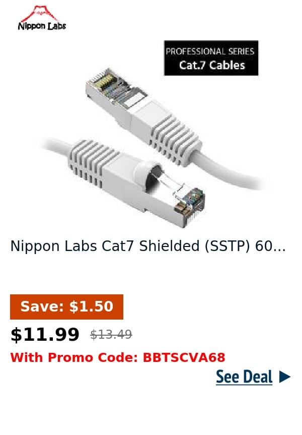 Nippon Labs Cat7 Shielded (SSTP) 60...