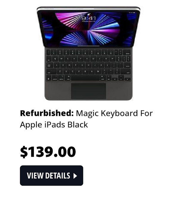 Magic Keyboard For Apple iPads Black