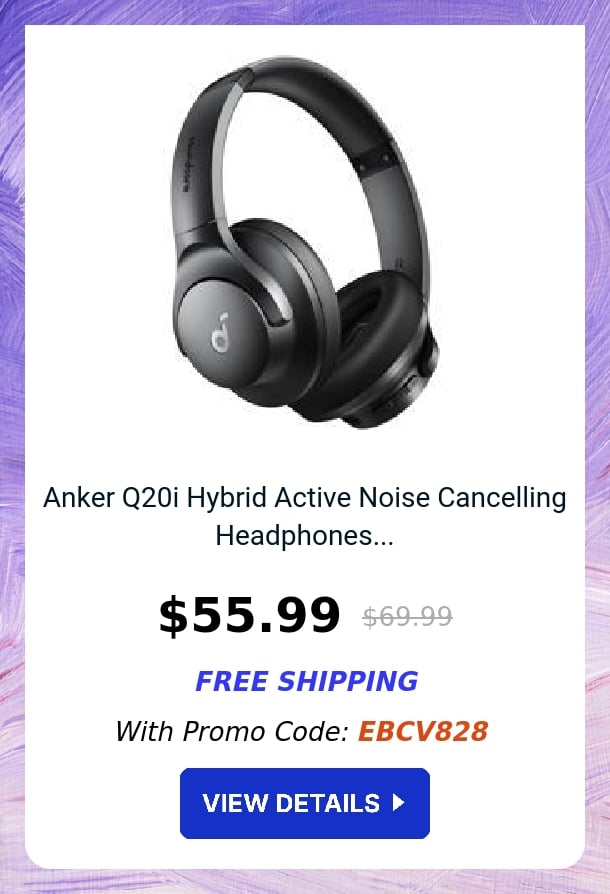 Anker Q20i Hybrid Active Noise Cancelling Headphones...