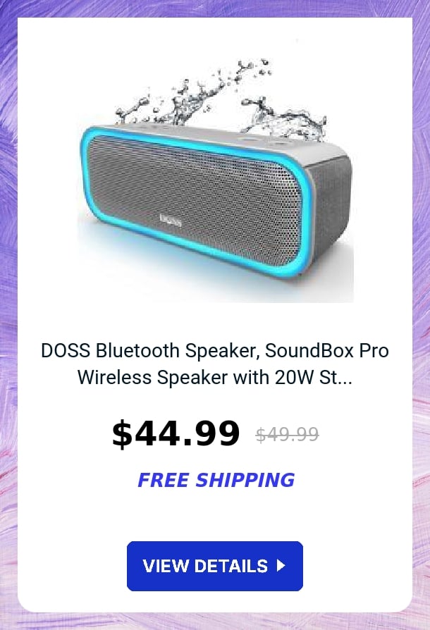 DOSS Bluetooth Speaker, SoundBox Pro Wireless Speaker with 20W St...