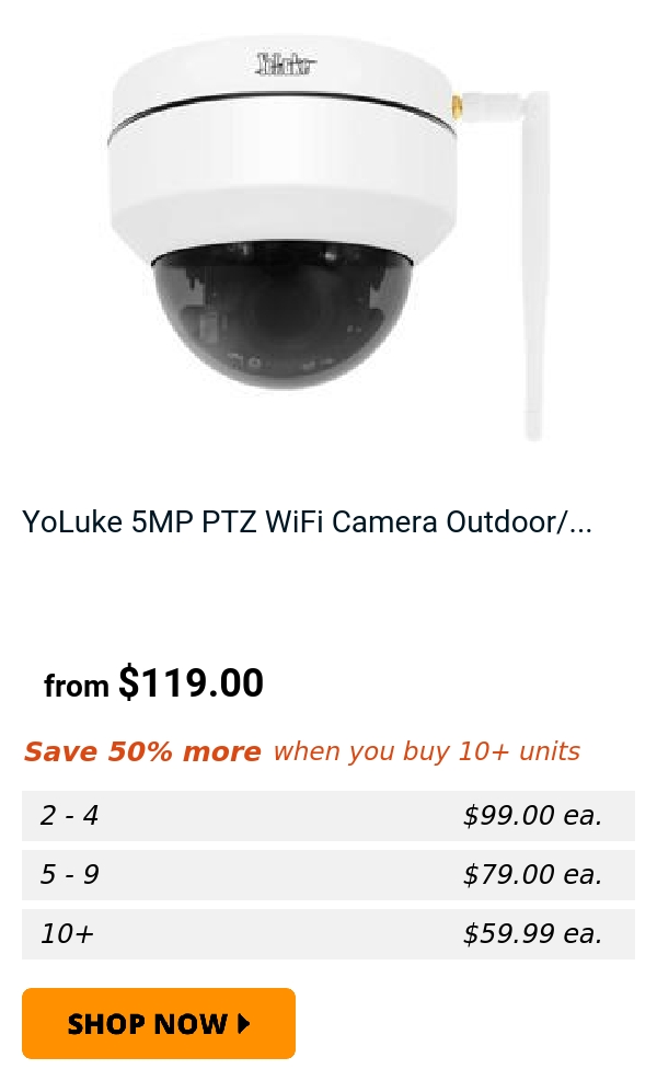 YoLuke 5MP PTZ WiFi Camera Outdoor/...