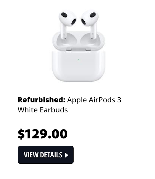 Apple AirPods 3 White Earbuds