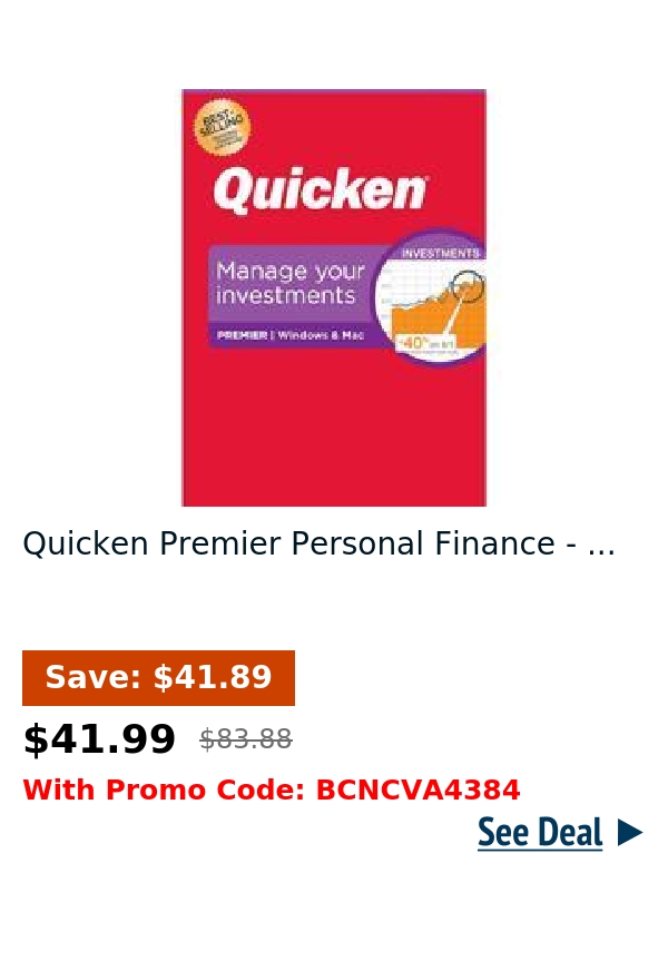 Quicken Premier Personal Finance - ...