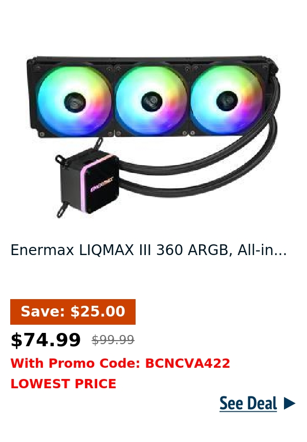 Enermax LIQMAX III 360 ARGB, All-in...