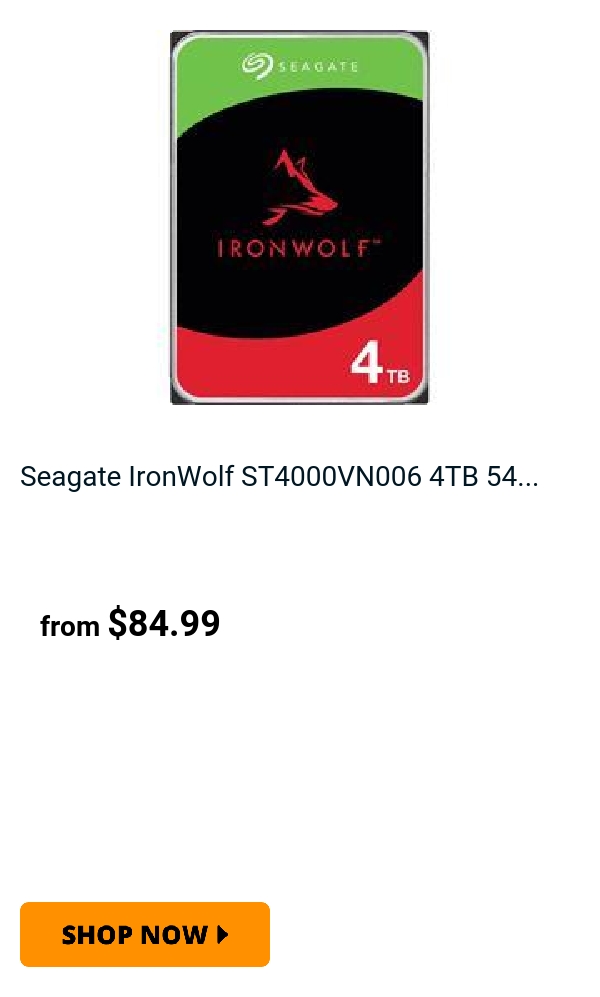 Seagate IronWolf ST4000VN006 4TB 54...