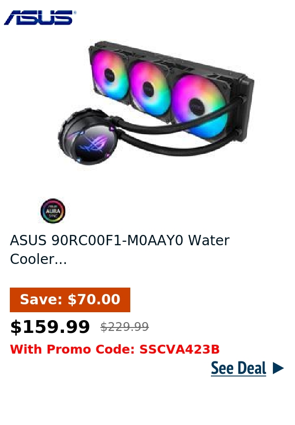 ASUS 90RC00F1-M0AAY0 Water Cooler...