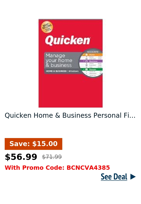 Quicken Home & Business Personal Fi...