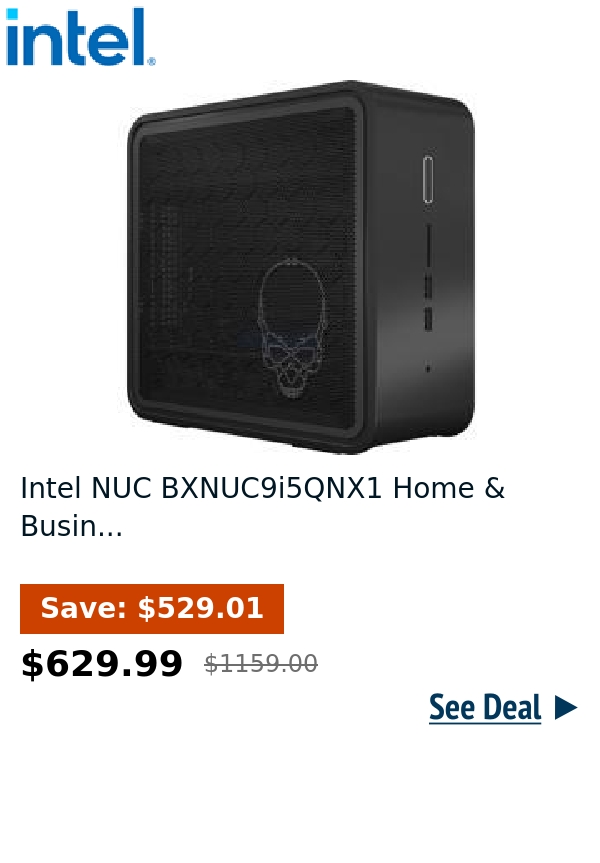 Intel NUC BXNUC9i5QNX1 Home & Busin...