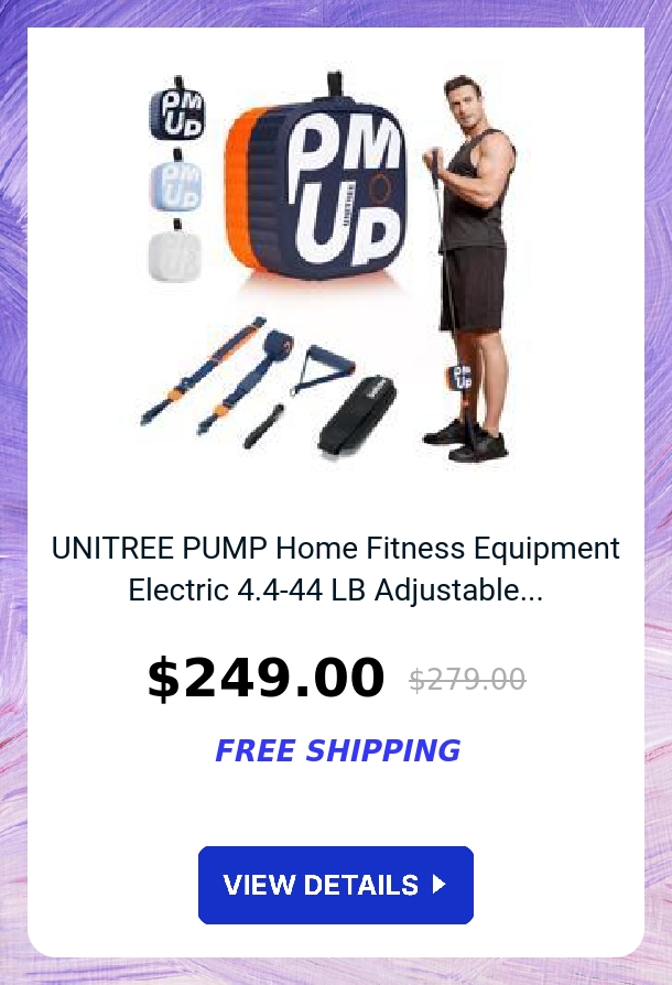 UNITREE PUMP Home Fitness Equipment Electric 4.4-44 LB Adjustable...