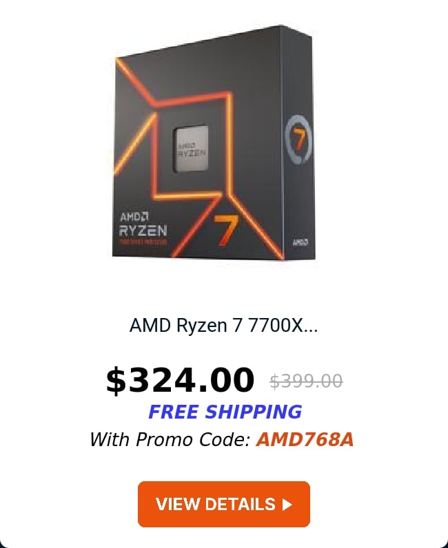 AMD Ryzen 7 7700X...