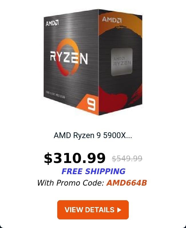 AMD Ryzen 9 5900X...