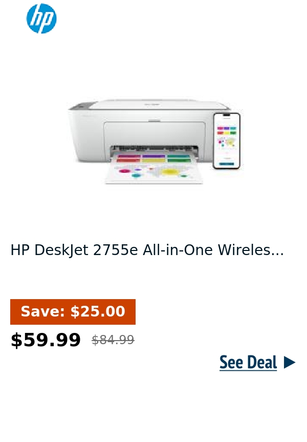 HP DeskJet 2755e All-in-One Wireles...