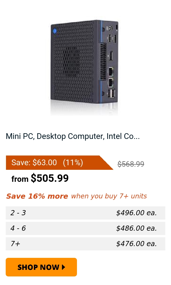 Mini PC, Desktop Computer, Intel Co...