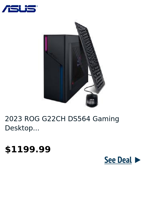 2023 ROG G22CH DS564 Gaming Desktop...