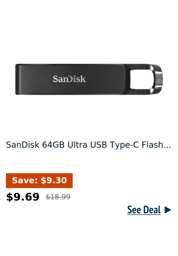 SanDisk 64GB Ultra USB Type-C Flash...