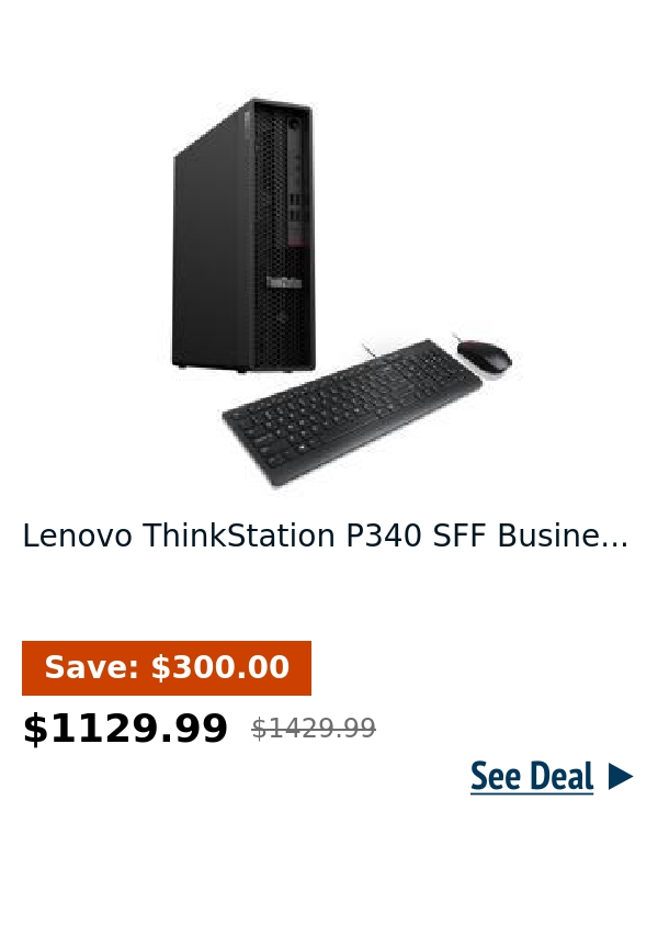 Lenovo ThinkStation P340 SFF Busine...