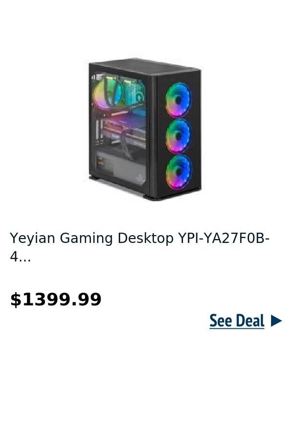 Yeyian Gaming Desktop YPI-YA27F0B-4...