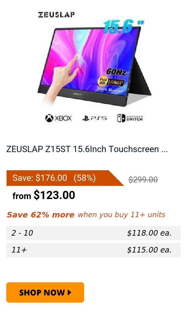 ZEUSLAP Z15ST 15.6Inch Touchscreen ...