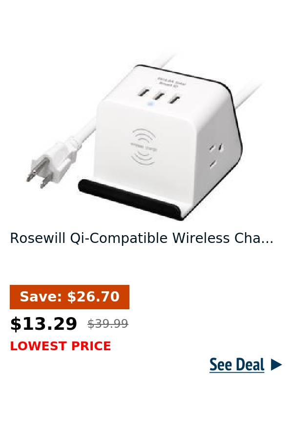 Rosewill Qi-Compatible Wireless Cha...