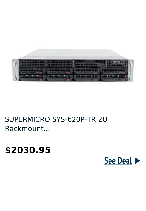 SUPERMICRO SYS-620P-TR 2U Rackmount...