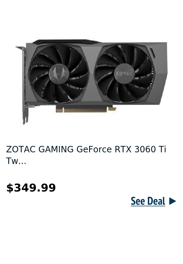 ZOTAC GAMING GeForce RTX 3060 Ti Tw...