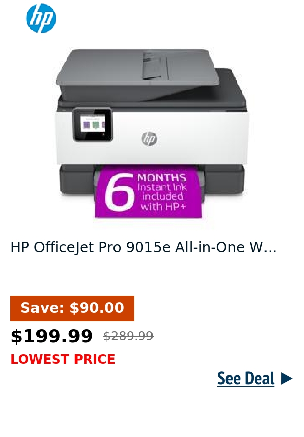 HP OfficeJet Pro 9015e All-in-One W...