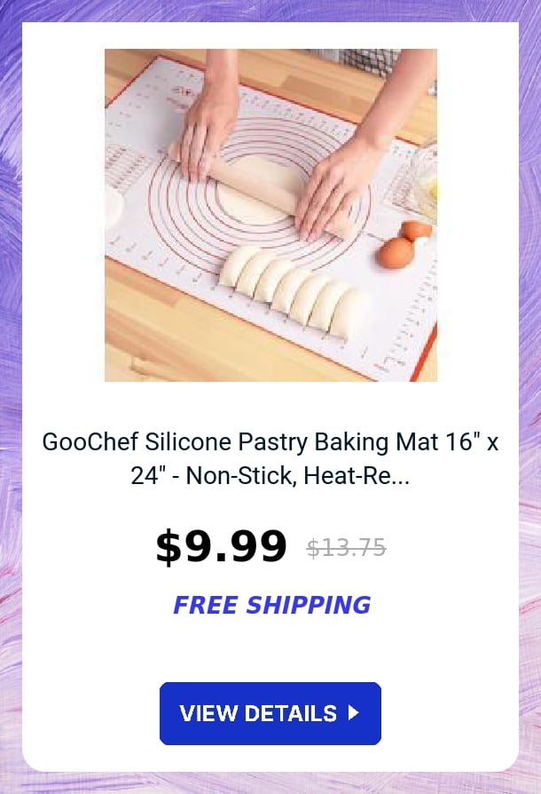 GooChef Silicone Pastry Baking Mat 16