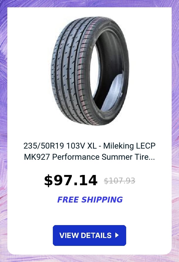 235/50R19 103V XL - Mileking LECP MK927 Performance Summer Tire...