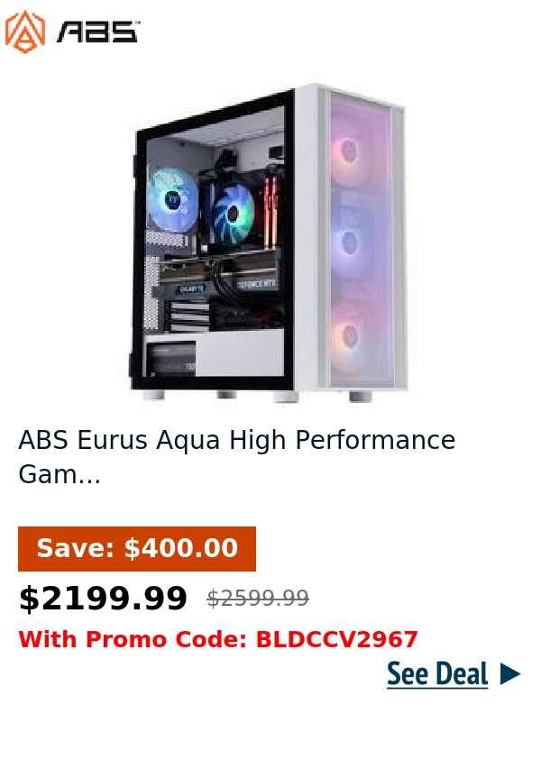 ABS Eurus Aqua High Performance Gam...