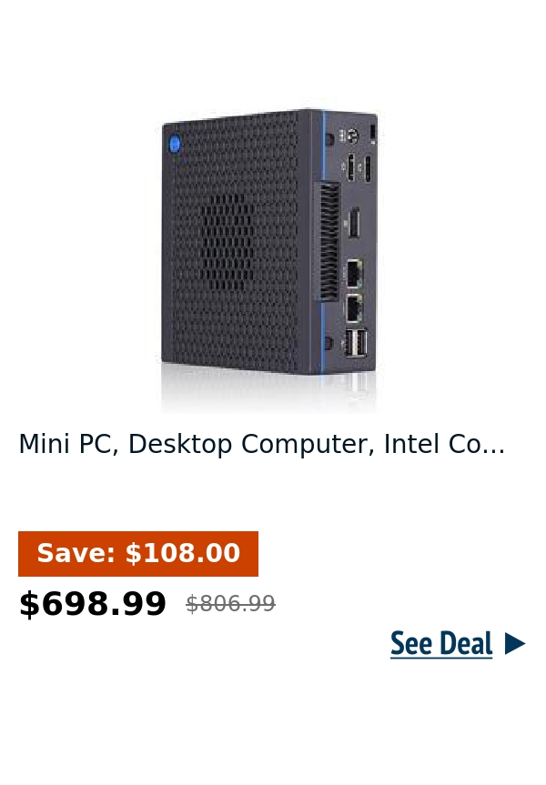 Mini PC, Desktop Computer, Intel Co...