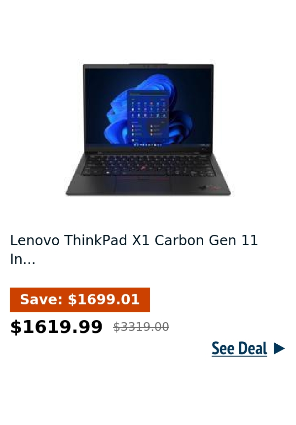 Lenovo ThinkPad X1 Carbon Gen 11 In...