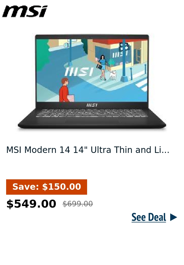 MSI Modern 14 14