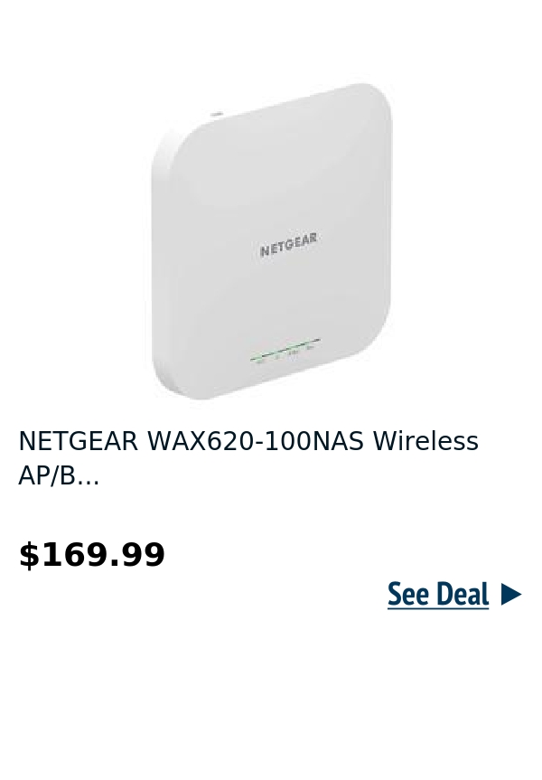 NETGEAR WAX620-100NAS Wireless AP/B...