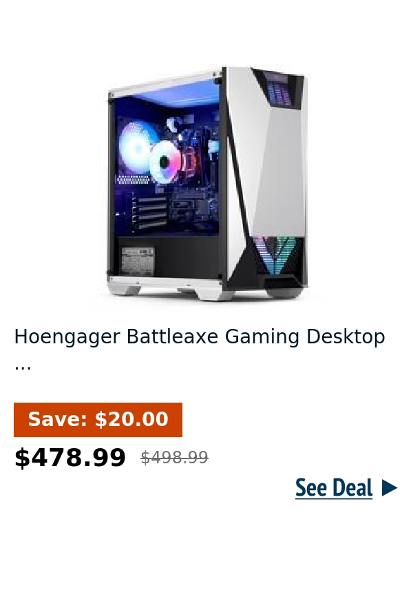 Hoengager Battleaxe Gaming Desktop ...