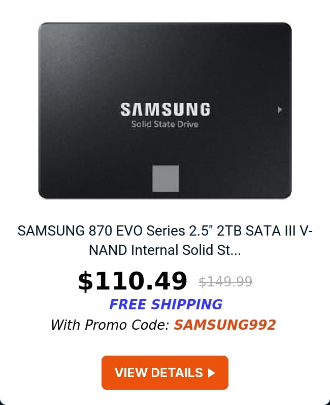 SAMSUNG 870 EVO Series 2.5