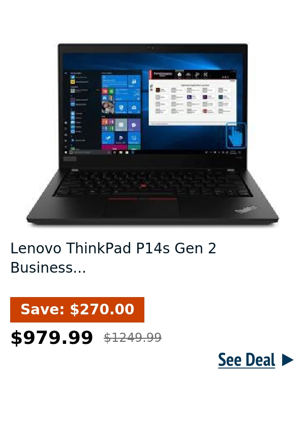 Lenovo ThinkPad P14s Gen 2 Business...