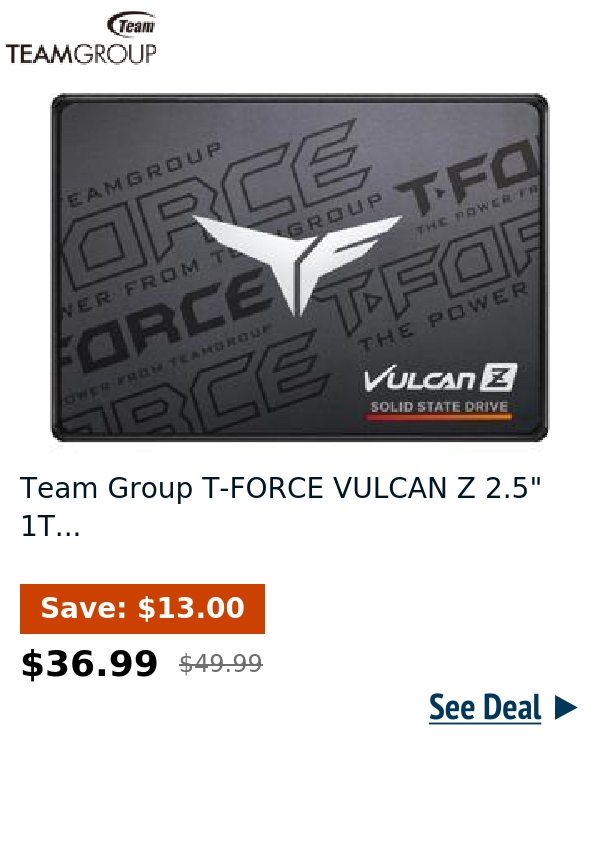 Team Group T-FORCE VULCAN Z 2.5