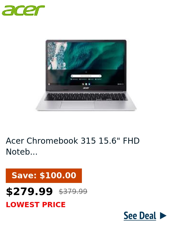 Acer Chromebook 315 15.6