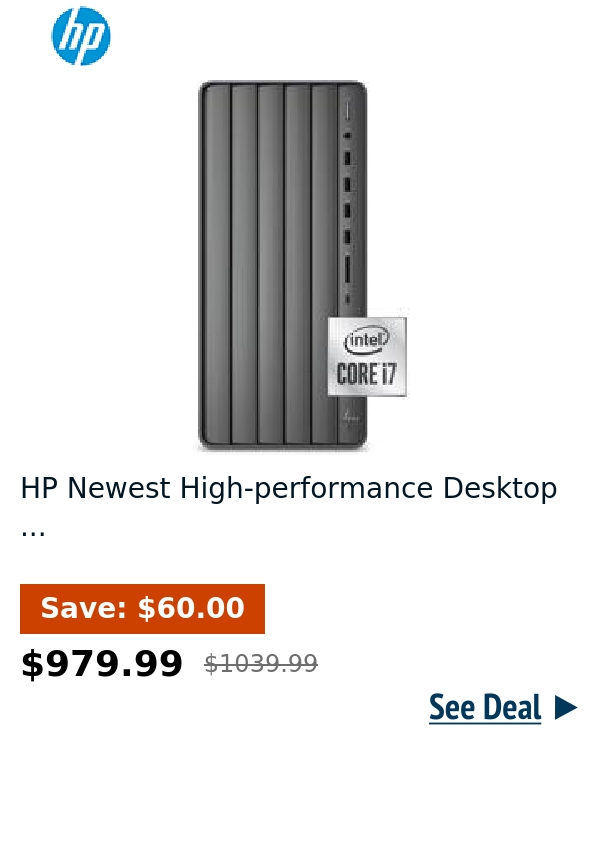 HP Newest High-performance Desktop ...