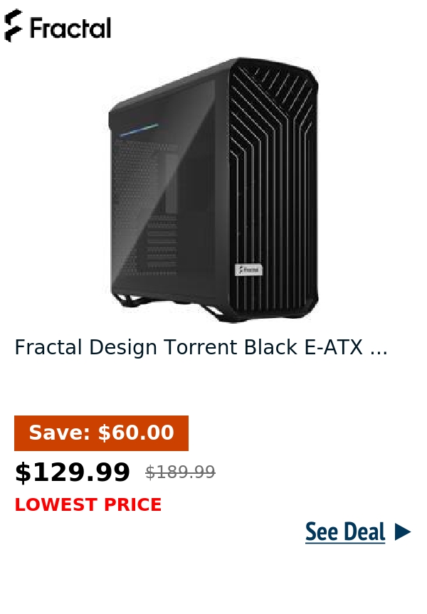 Fractal Design Torrent Black E-ATX ...