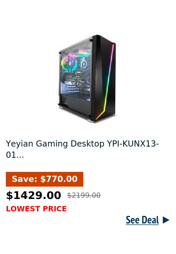 Yeyian Gaming Desktop YPI-KUNX13-01...