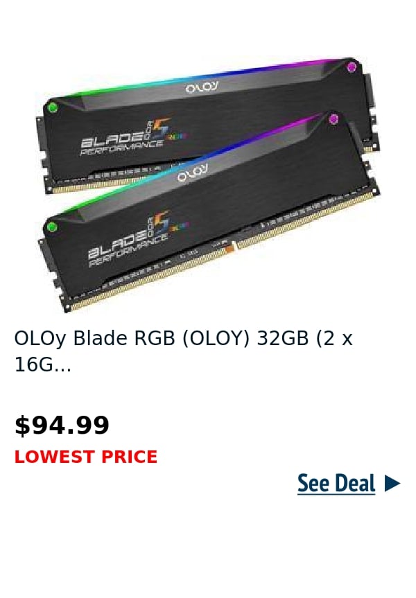 OLOy Blade RGB (OLOY) 32GB (2 x 16G...