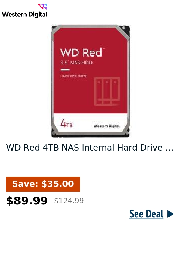 WD Red 4TB NAS Internal Hard Drive ...