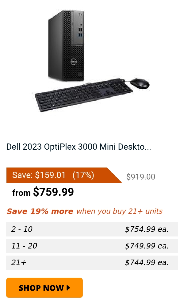 Dell 2023 OptiPlex 3000 Mini Deskto...