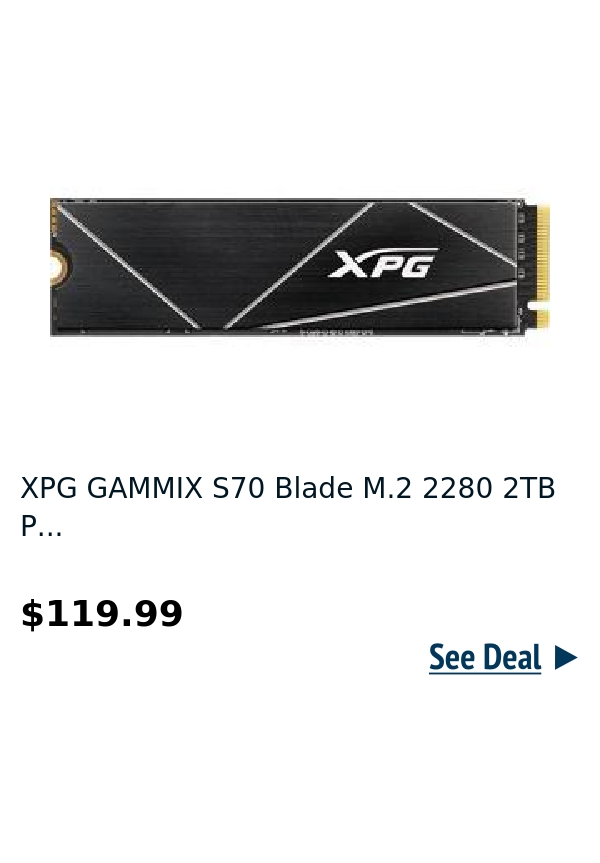 XPG GAMMIX S70 Blade M.2 2280 2TB P...