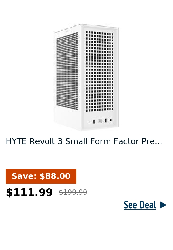 HYTE Revolt 3 Small Form Factor Pre...