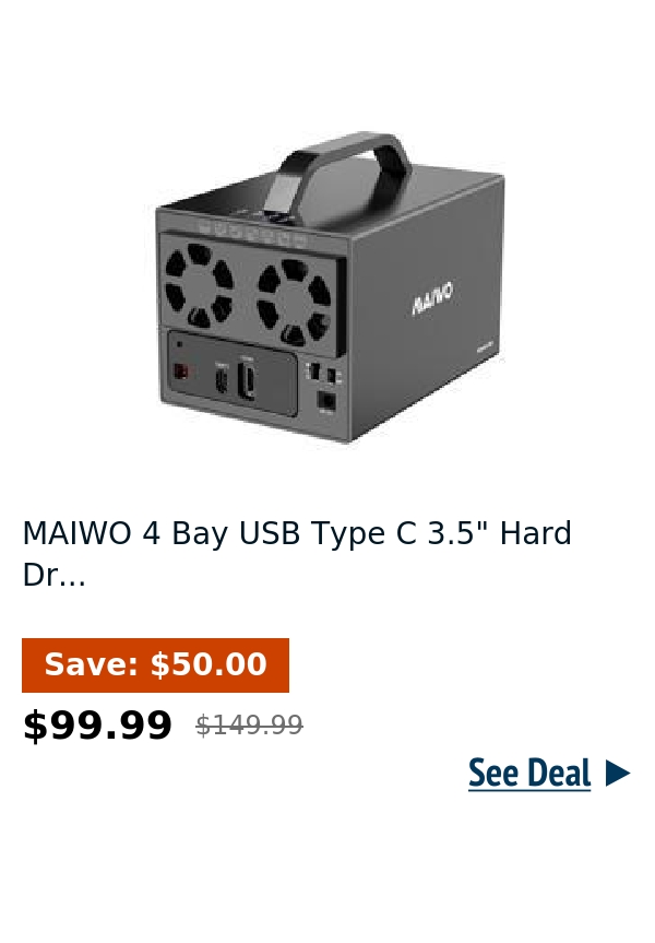 MAIWO 4 Bay USB Type C 3.5