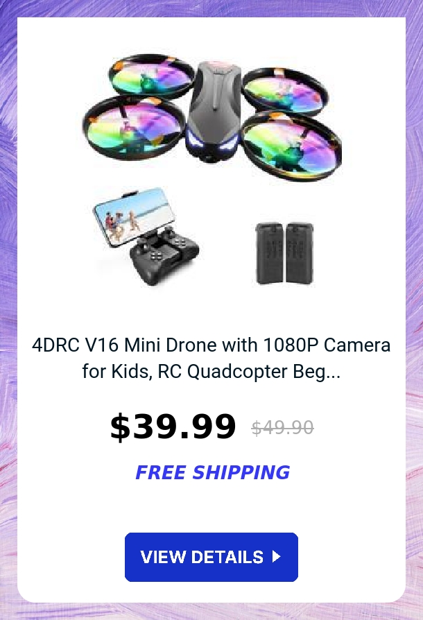 4DRC V16 Mini Drone with 1080P Camera for Kids, RC Quadcopter Beg...