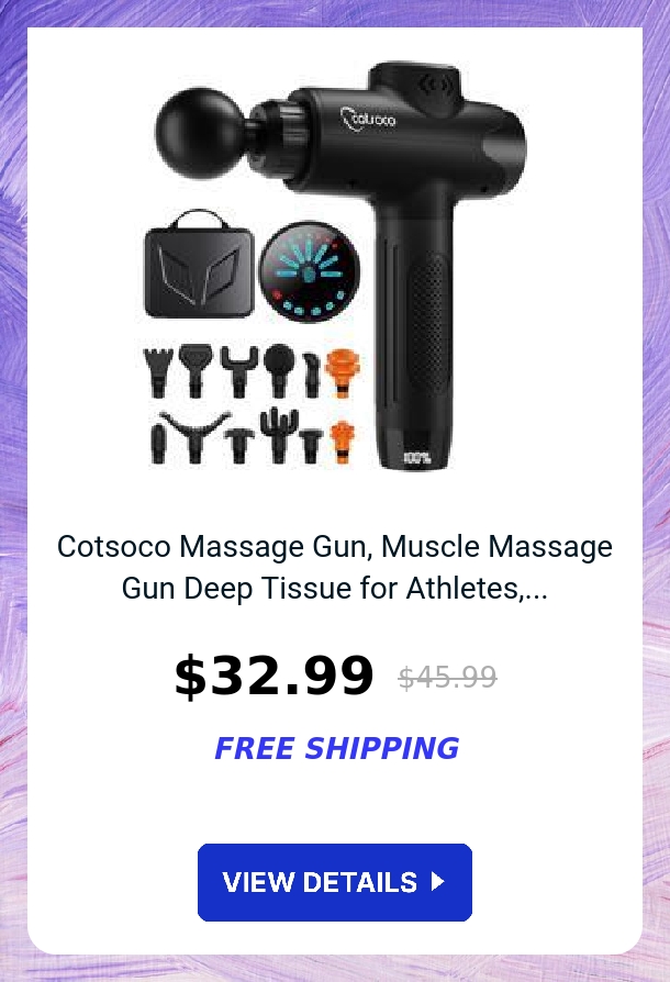 Cotsoco Massage Gun, Muscle Massage Gun Deep Tissue for Athletes,...